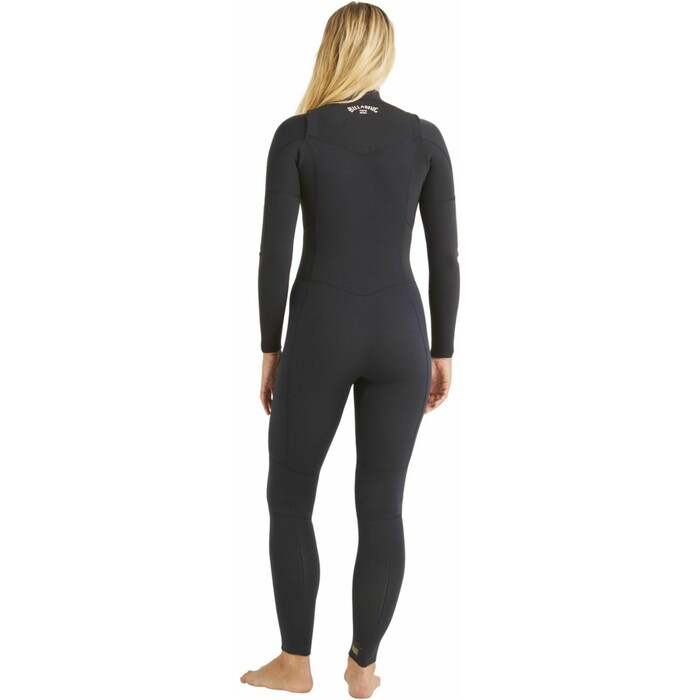 2024 Billabong Womens Salty Dayz Natural 3/2mm Chest Zip Wetsuit  ABJW100172 - Hidden Palms Black